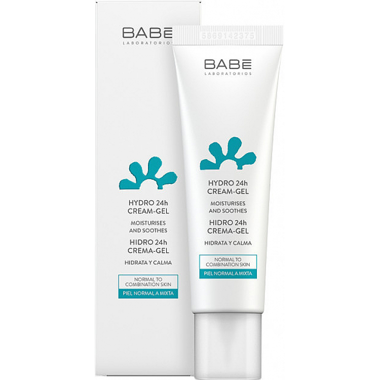 Babe Laboratorios Hydro 24h Cream - Крем-гель "24 часа увлажнение и смягчение" 50 мл