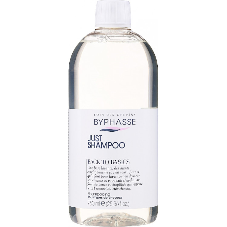 Byphasse Back To Basics Just Shampoo-Шампунь для всех типов волос 750 мл