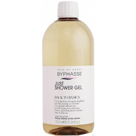 Byphasse Back To Basics Just Shower Gel Dry - Гель для душа для сухой и очень сухой кожи 750 мл