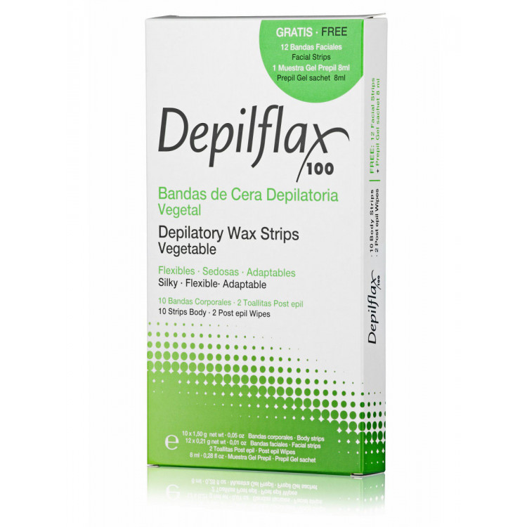 Depilatory wax strips - Комплект полосок для депиляции с воском