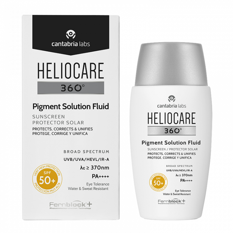 Heliocare 360º Pigment Solution – Солнцезащитный Флюид «Защита От Пигментации» Spf 50+, 50 Мл 