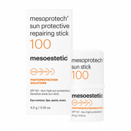 Mesoestetic Mesoprotech repairing stick - Солнцезащитный стик для глаз и губ, SPF 100+
