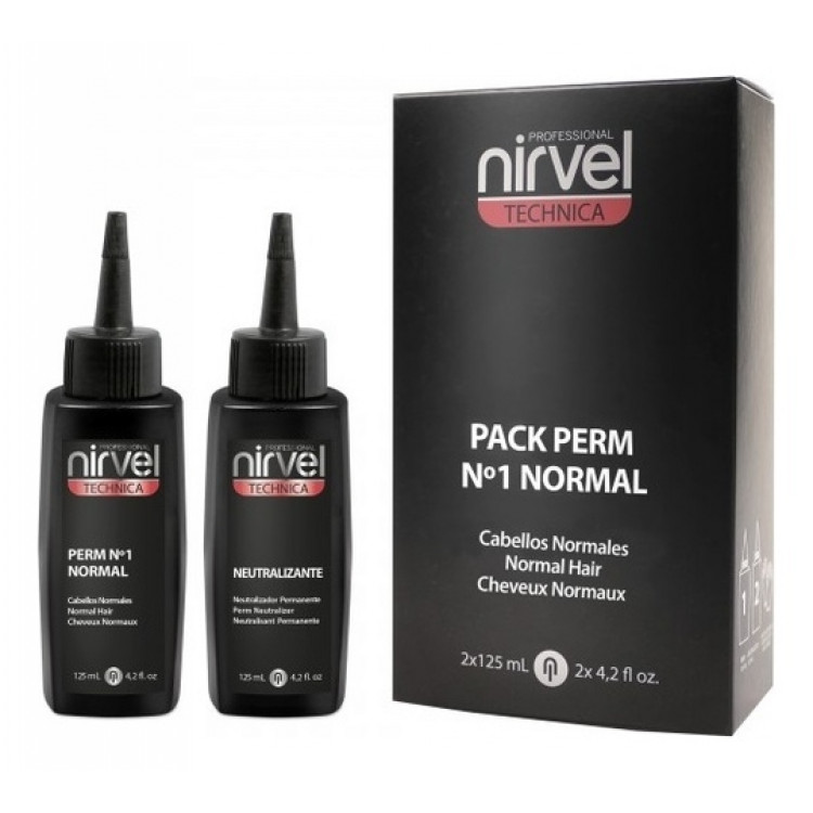 Pack perm №1 Normal Набор для перманентной завивки для натуральных и тонированных волос